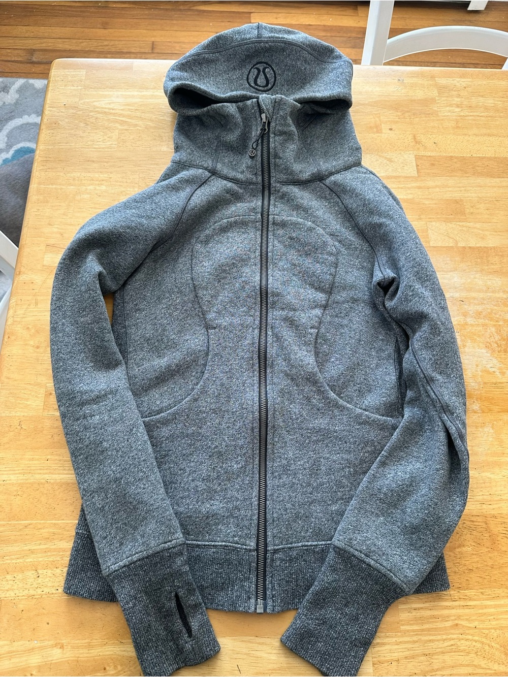 Lululemon full-zip scuba hoodie size 4